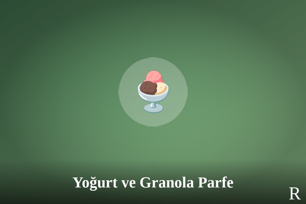 Yogurt and Granola Parfait